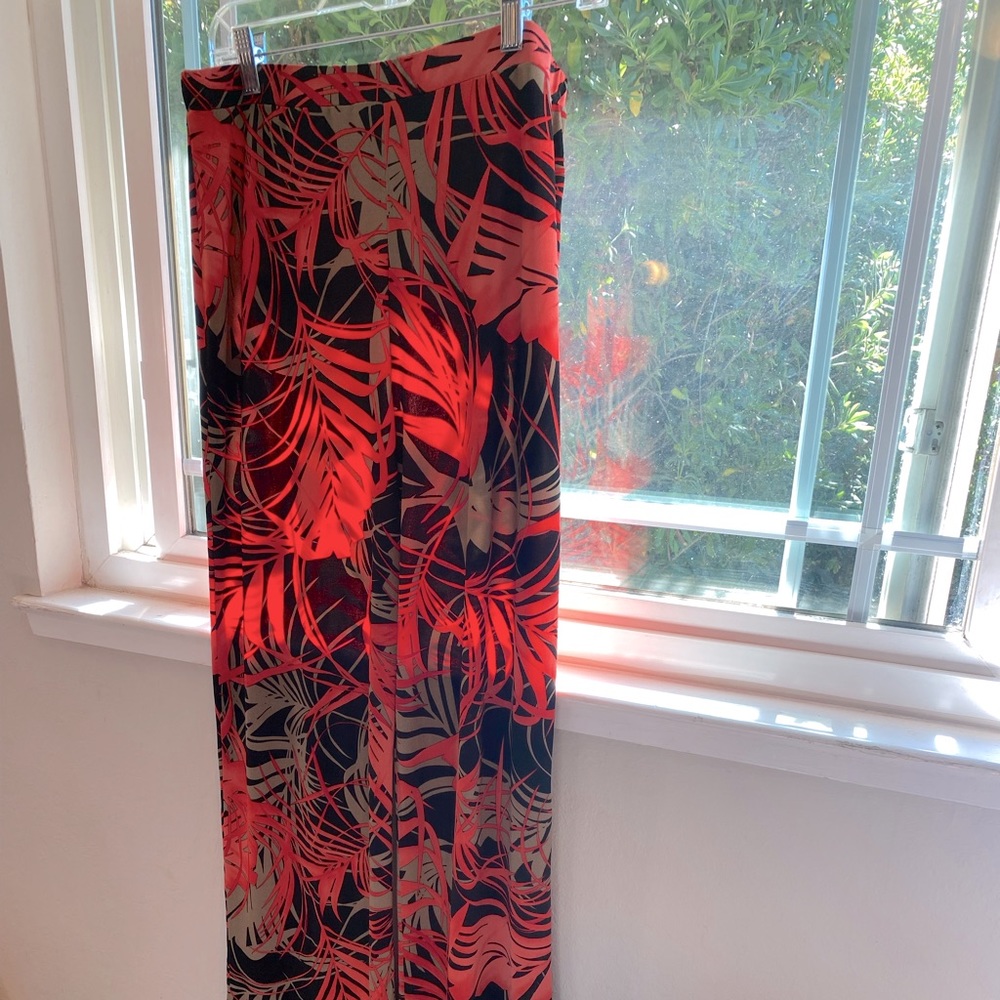 Red and black pants